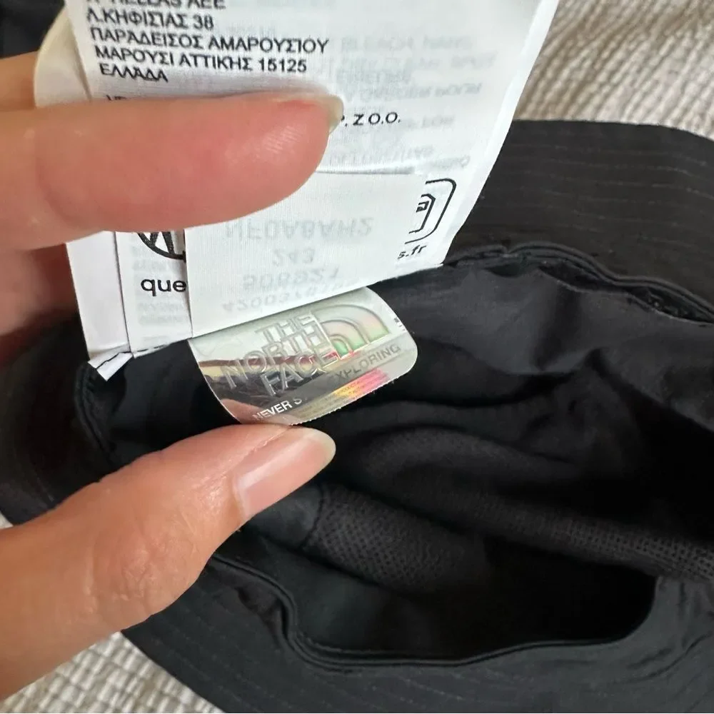NWT The North Face X CDG Packable Ripstop Adjustable Bucket Hat - Black S/M